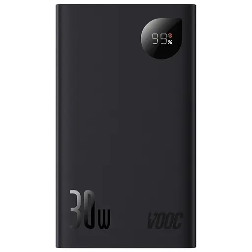 Портативний ЗП Power Bank Baseus Adaman2 Digital Display 30W VOOС OS 20000 mAh (PPAD050101) Black