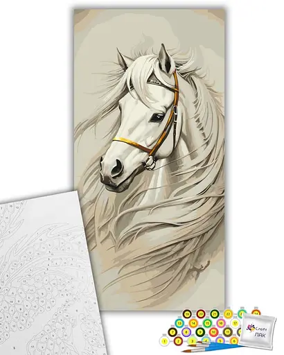 Набор для росписи ArtCraft Ветер свободы с металлизированными красками 40 x 80 см (11555-AC) - фото 2