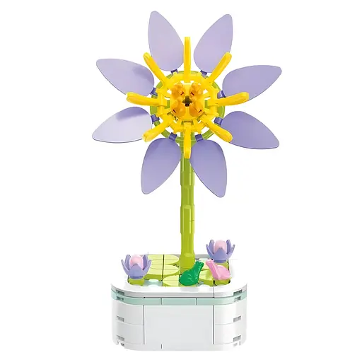 3D конструктор Flowers Нимфея на 128 деталей (25-112)