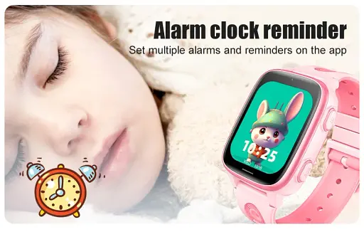 Смарт годинник-телефон дитячі Wonlex CT23 з відеодзвінком WI-FI GPS SIM-карта Pink (18355) - фото 9