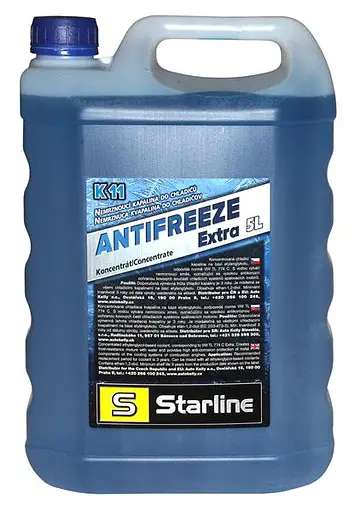 Антифриз Starline Extra K11 G-11 концентрат синій -74°C 5л (NA K11-5)