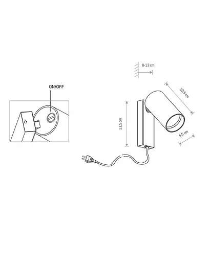 Бра Nowodvorski 7781 Mono I - фото 2