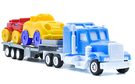 Автомобіль Міні трак причеп, Максимус, з конструктором Паровозик