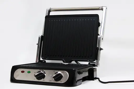 Прижимной электрический гриль Crownberg Cb-1042 2000W - фото 4