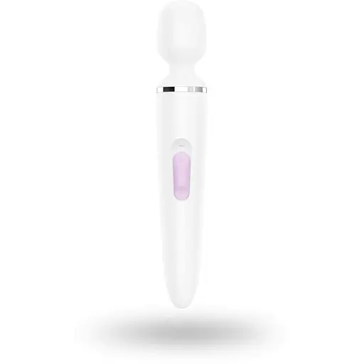 Вібромасажер Satisfyer Wand-er Woman (White/Chrome) - фото 5