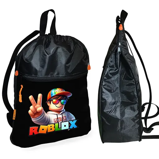Шкільний рюкзак дитячий Роблокс / Roblox + Сумка для взуття спортивної форми рюкзак-мішок хлопчикові (01827) - фото 2