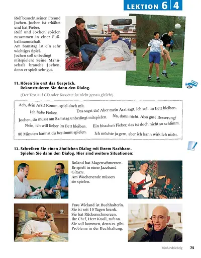 Themen aktuell 1. Kursbuch und Arbeitsbuch mit integrierter Audio-CD. Lektion 6–10 - фото 10