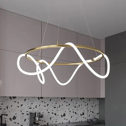 Люстра MJ-Light ROPE D800 4000K GD 10021 - фото 1