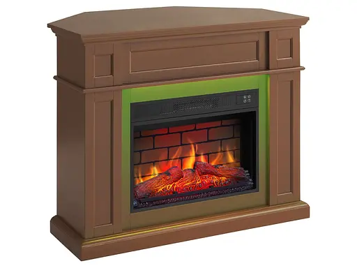 Электрокамин универсальный 2в1 ArtiFlame Linz AF23BS коричневый с LED подсветкой - фото 2
