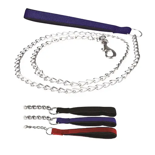 Поводок-цепь для собак TatraPet металлическая в ассортименте 4 мм x 120 см 