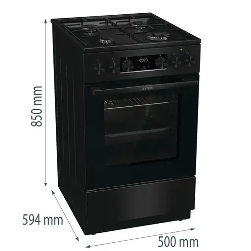 Плита газова GORENJE GKS 5C70 BJ - фото 13