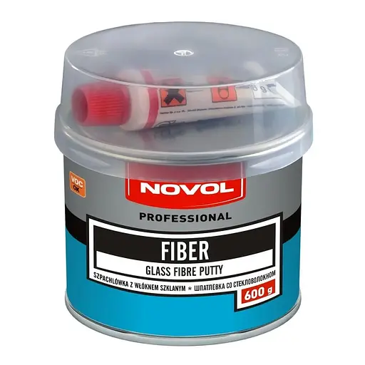 Шпаклевка Novol Fiber 1222 со стекловолокном 600 г