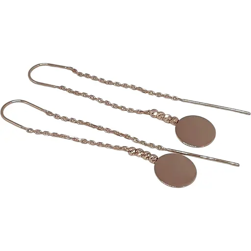 Золоті сережки-протяжки Favoritum. 210206