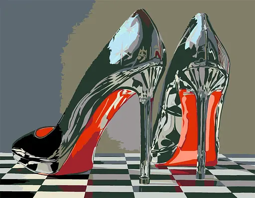 Картина по номерам Rosa Start Туфли 35x45 см