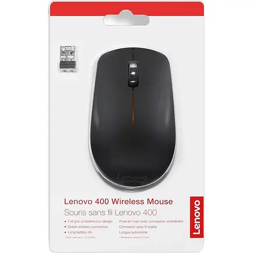 Миша Lenovo 400 Wireless Mouse Black (GY50R91293) - фото 7