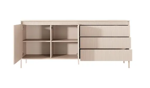 Комод Perfect Home Сенсо / Senso 2-дверний з 3 шухлядами 2D3S/187 Беж (PFH-091108) - фото 2