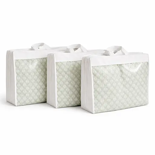 Набор сумок-органайзеров для вещей ORGANIZE S 3 шт (белый) - фото 3