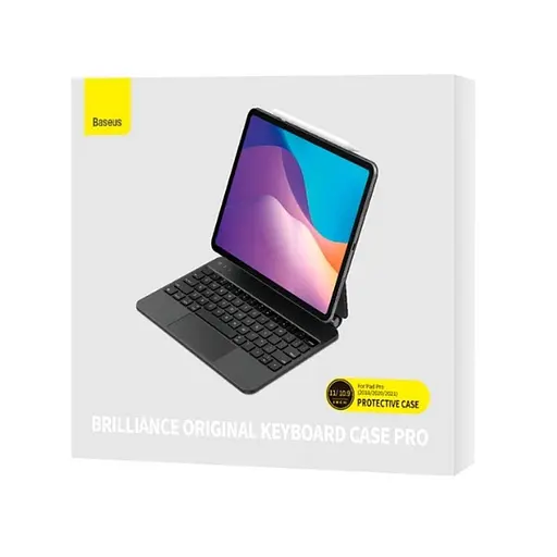 Чохол-клавіатура для планшета Baseus бездротовий Brilliance Series Magnetic Keyboard Case for Pad 2019/2020/2021 - фото 4