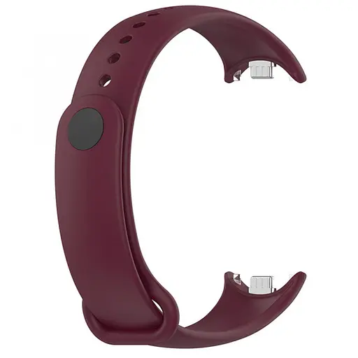 Ремешок для фитнес-браслета Lemfo для Xiaomi Mi Band 8 и 9 бордовый - фото 2