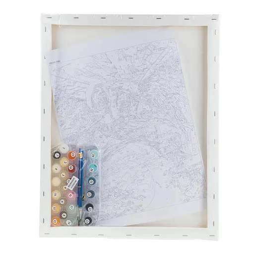 Набір для розпису по номерах "Японський байк" 40*50 см, IDEA2-GX47443, ТМ "99IDEAS" - фото 6