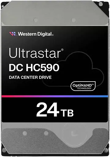 Жорсткий диск Western Digital HDD 3.5 24TB WD Ultrastar DC HC590 512E SE 7200RPM (WUH722624ALE6L4) - фото 1