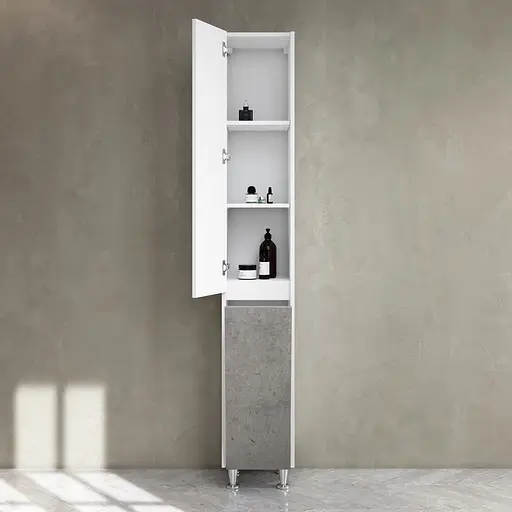 Пенал напольный AM.PM Gem S 35 см левосторонний с корзиной M91CSL0351BF38 - фото 3