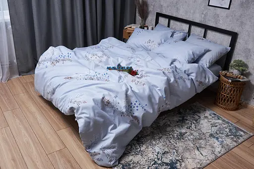 Комплект постельного белья Moon&Star Микросатин Premium Lavender Bliss семейный 160х220х2 наволочки 4х70х70 - фото 8