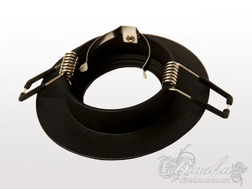 Лаконичный, универсальный, круглый точечный светильник для кухни, черный - фото 3