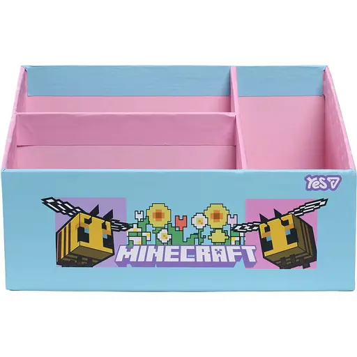 Настільний органайзер Yes Minecraft.Springт 3 відділення картон (708622) - фото 2