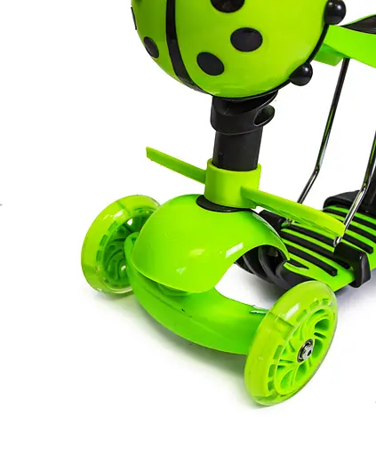 Самокат 5 в 1 Scale Sports От 2-8 лет Зеленый 000248256 - фото 4
