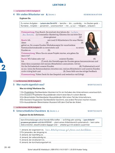 Sicher! aktuell B2 Arbeitsbuch mit MP3-CD - фото 3