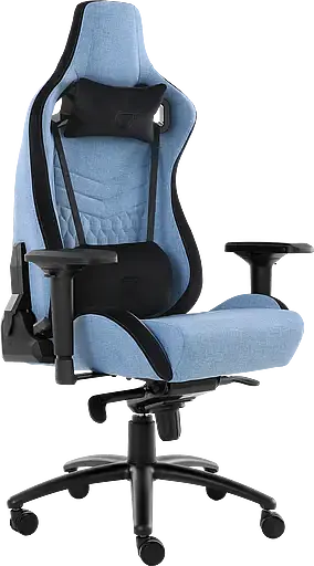 Геймерское кресло GT Racer светло-синее (X-0712 Shadow Light Blue) - фото 3