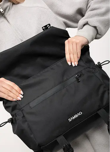 Женская сумка Sambag DART Черная 33 х 24 х 10 см (51311301) - фото 9