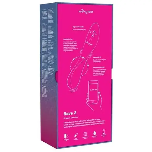 Вібратор We-Vibe Rave 2 Twisted Pleasure Pink - фото 9