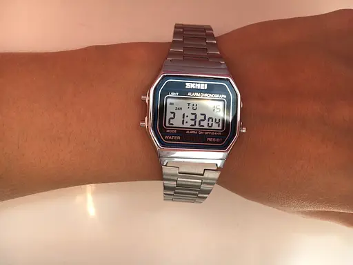 Часы мужские наручные Skmei 1123 Old School на металлическом браслете Серебристый (IBW118S) - фото 5