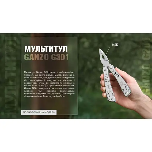Мультитул Multi Tool Ganzo G301 - фото 15
