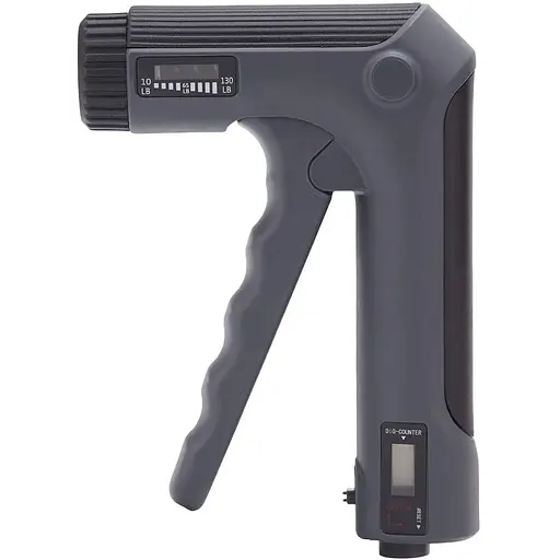 Еспандер кістьовий Cornix 5-60 кг з регульованим навантаженням та електронним лічильником XR-0280 Black - фото 1