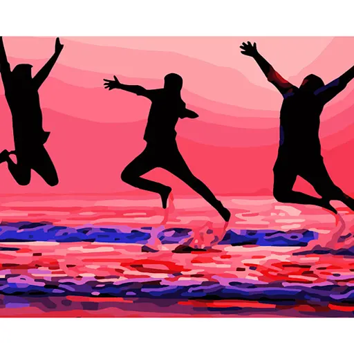 Картина за номерами Strateg ПРЕМІУМ Морський відпочинок розміром 40х50 см (GS819) 4823113848231 - фото 1