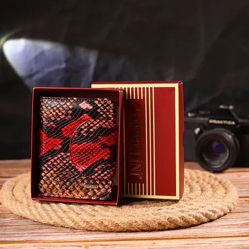 Кожаный женский кошелек Canpellini 9х11.7х1 см acs0025175 - фото 9