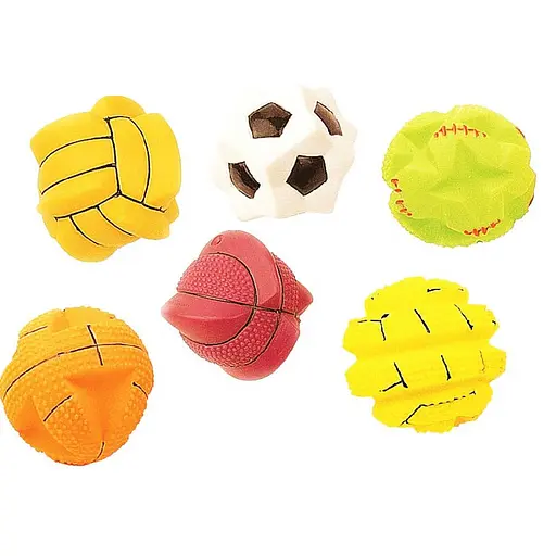 Игрушка для собак Tatrapet Toys Fun виниловый мячик с выпуклостями 7.5 см 