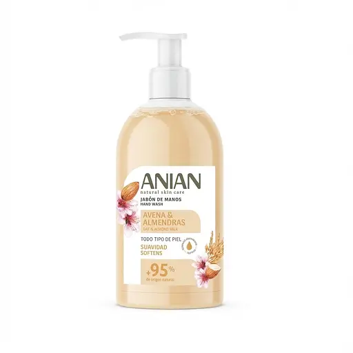 Жидкое мыло для рук Anian Avena & Almendras Hand Wash с овсяным и миндальным молоком 500 мл