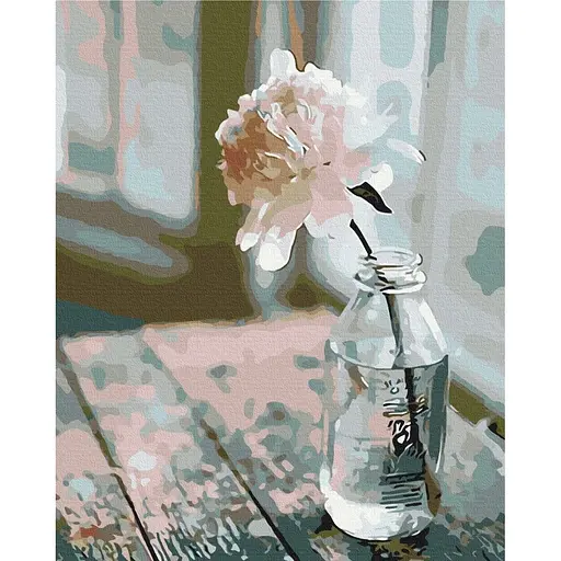 Картина по номерам Утонченный пион Brushme 40x50 см разноцветная 000276513