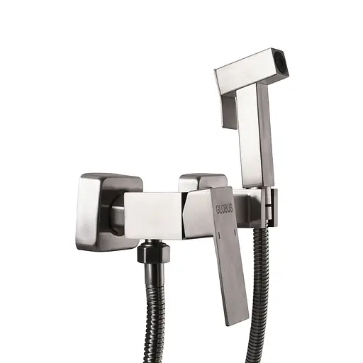 Змішувач для гігієнічного душу зовнішнього монтажу 150 мм Globus Lux SBQ-5-106MIX-SS, Нержавіюча сталь - фото 3