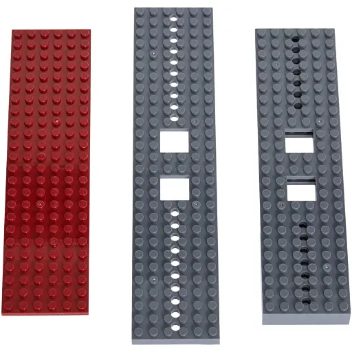 Конструктор Zipp Toys Поезд DF5 1391 с рельсами, красный - фото 9