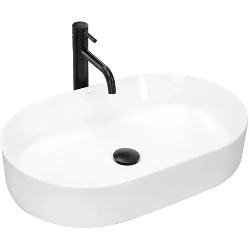 Умивальник Rea Nadia накладний білий REA-U1055, Білий - фото 1