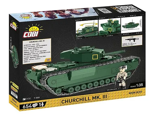 Конструктор COBI танк 1:35 Churchill Mk. III 3046 - фото 8