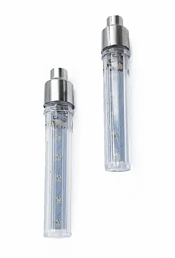 Велосипедний ліхтар на ніпель AV (Schrader) 5 Led 5 режимів 3 LR1130 3 кольори (G0000891)