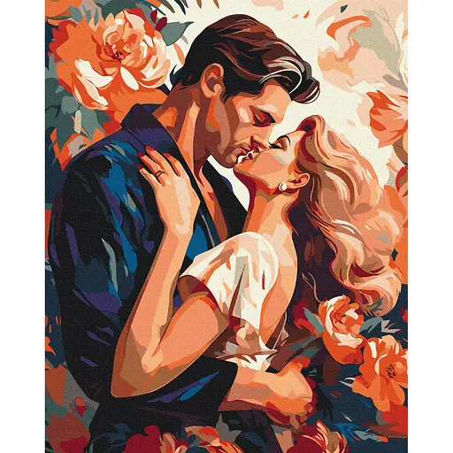 Картина по номерам Момент влюбленных Brushme 40x50 см разноцветная 000277505