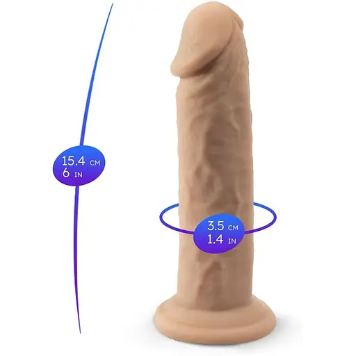 Фалоімітатор SilexD Robby Real Skin Flesh (MODEL 2 Size 6in) - фото 5