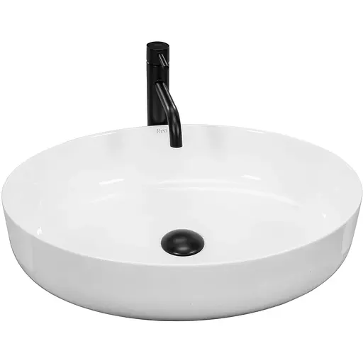 Умивальник Rea Queen накладний білий REA-U1223, Білий - фото 1